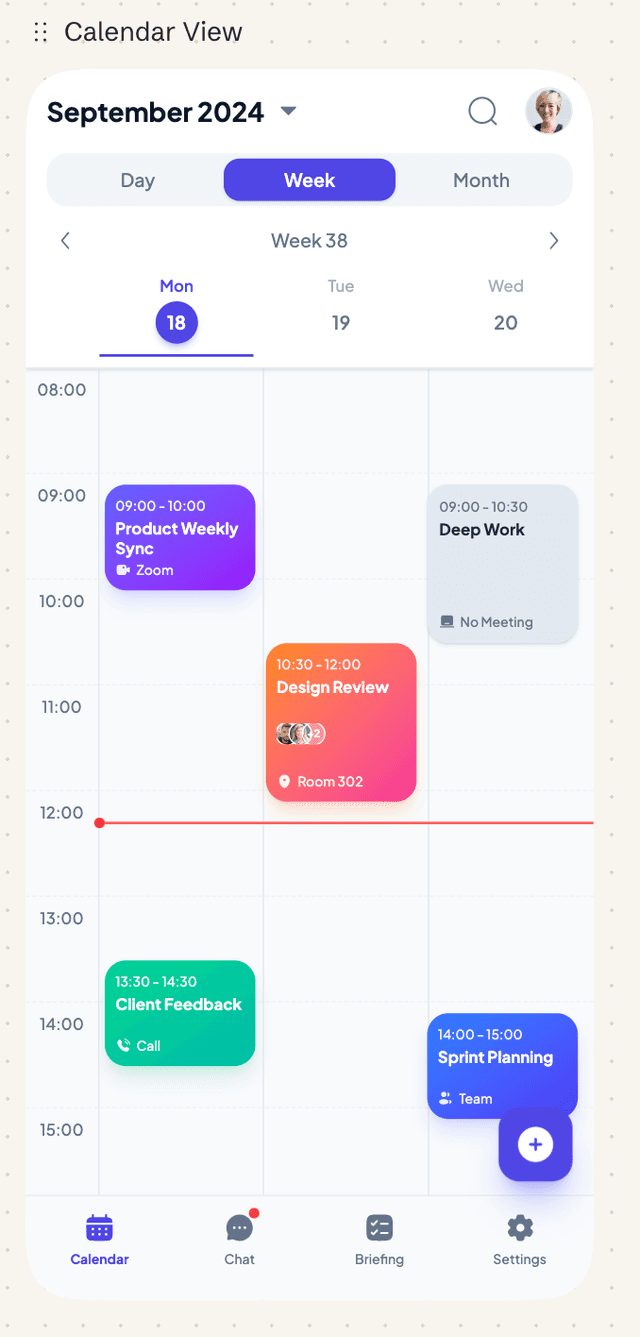 Calendar View